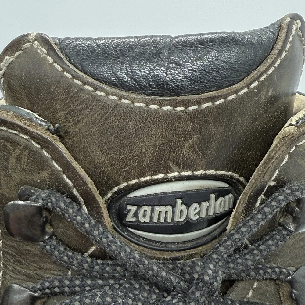 Zamberlan Hiking Boots Men's US 10-10.5 Brown Leather Vibram Made In Italy
